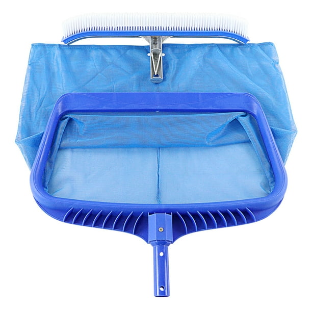 Swimming Pool Leaf Skimmer With Telescopic Pole Deep Bag Rake Mesh Net